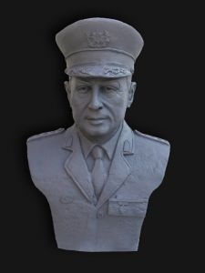 Gaffar Okkan büstü