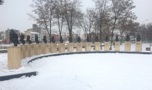 Kars Türk büyükleri büstü