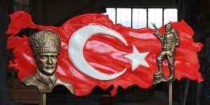 Atatürk Komando ve Bayrak Rölyef Yapımı