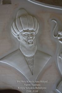 Türk Büyükleri Alçi Rölyef Yapımı